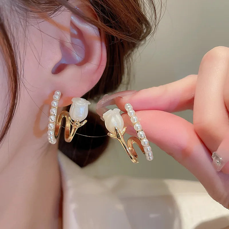 Pearl Stud Earrings