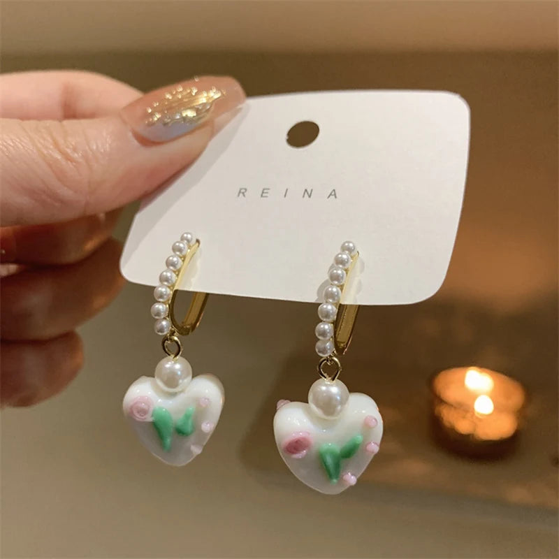 Pearl Stud Earrings