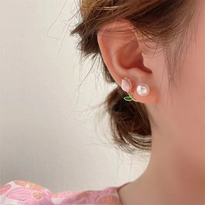 Pearl Stud Earrings