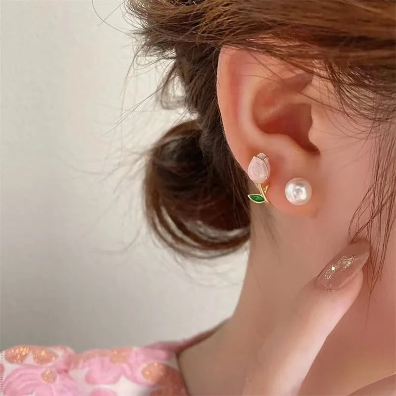 Pearl Stud Earrings