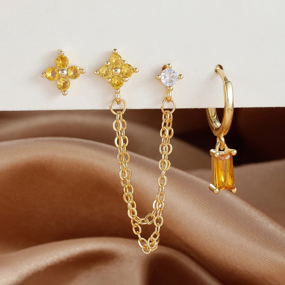 Celestial Chain Earrings
