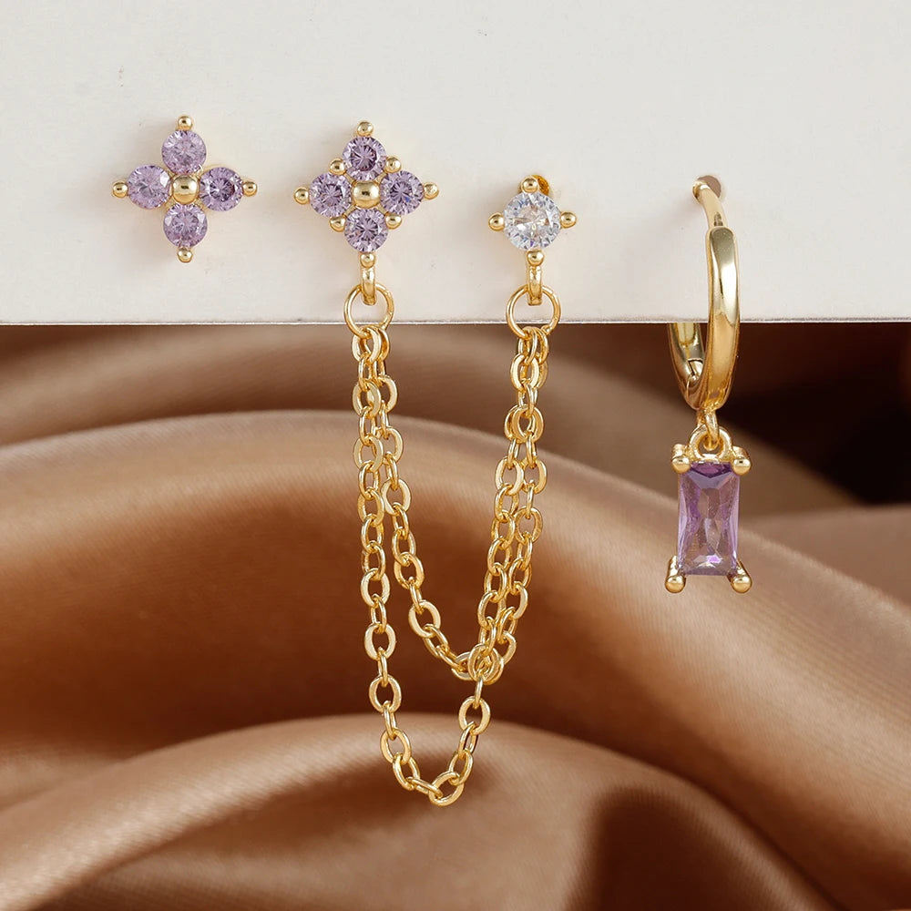 Celestial Chain Earrings