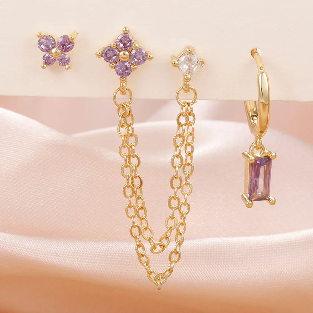 Celestial Chain Earrings