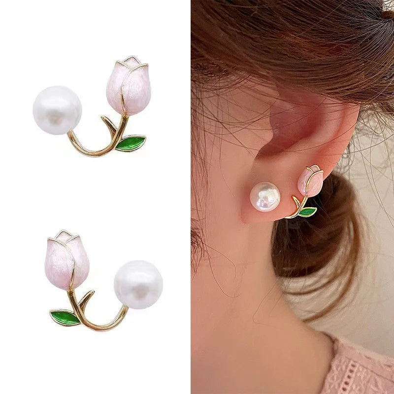 Pearl Stud Earrings