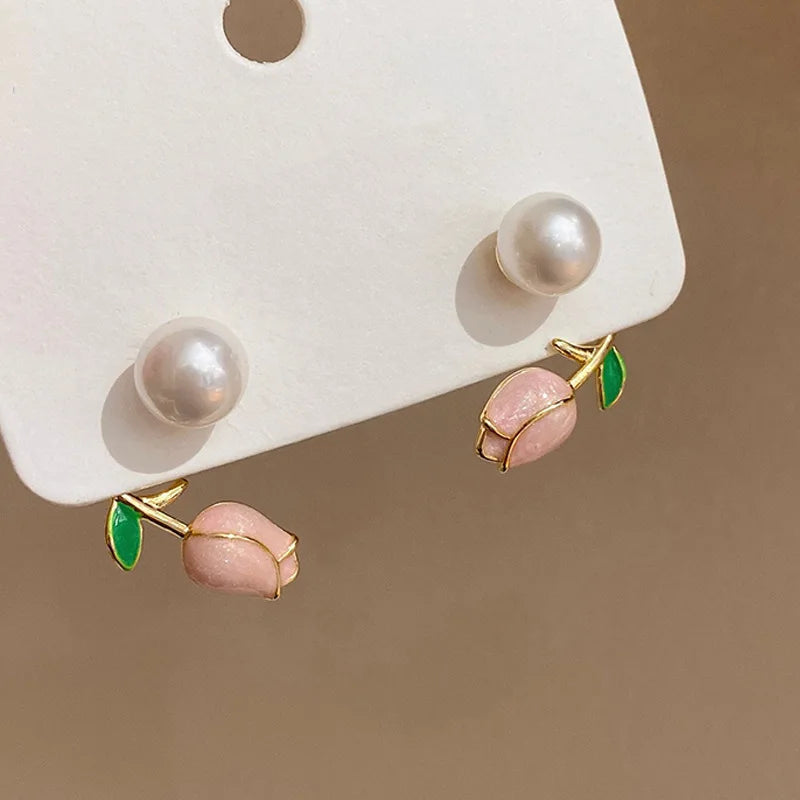 Pearl Stud Earrings