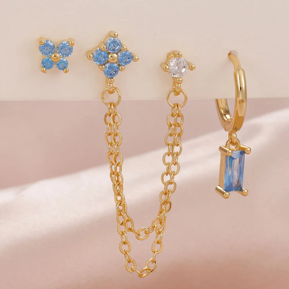 Celestial Chain Earrings